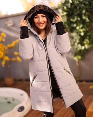 Alternative view of Gray LAMU Jacket