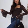 BIBIONE Bodysuit Black and Chocolate