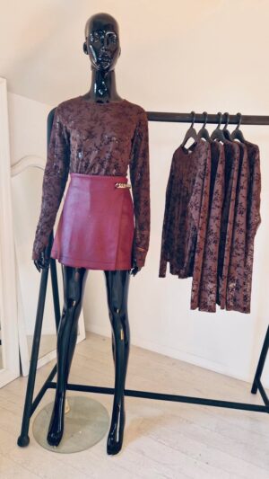 Burgundy Skorts