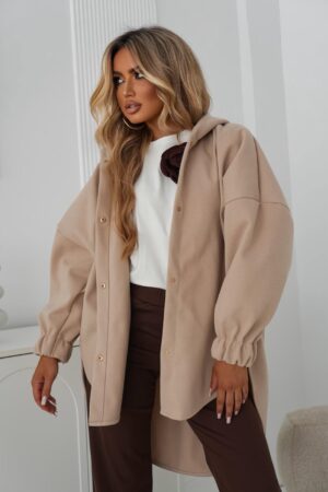 Alternative view of Light coat LA NOIR