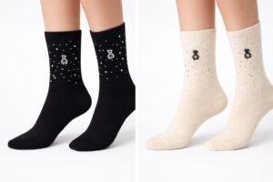 Alternative view of Sparkle Bear Socks
