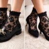 Elegant Lace Ankle Socks - Image 3