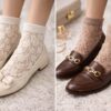 Socks floral lace