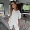 Oversized T-Shirt & Biker Shorts Set - Image 7