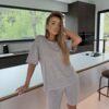 Oversized T-Shirt & Biker Shorts Set - Image 10