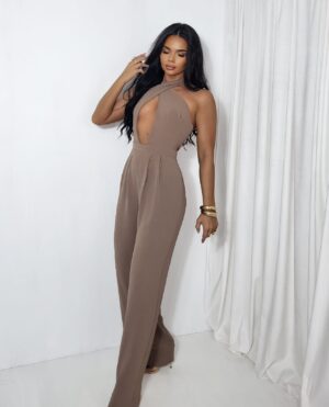 LAVU Elegant Wide Leg Jumpsuit