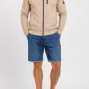 MEN'S DENIM SHORTS WITH ELASTIC WAIST & DRAWSTRING