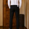 MEN'S PREMIUM CHINO TROUSERS – BLACK  - Image 2