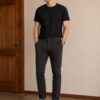 ELEGANT MEN'S TROUSERS – CHOCOLATE BROWN