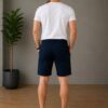  MEN'S VANKEL JEANS SHORTS – NAVY BLUE  - Image 2