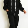 Women’s Black Oversized Hoodie & Joggers Set - Image 3