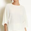 Women’s Cream Oversized Top & Shorts Co-Ord Set - Image 2