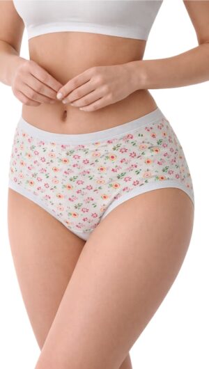Ladies Cotton Rich Full Briefs