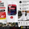PRO Sport Socks – 5 Pair Pack - Image 2