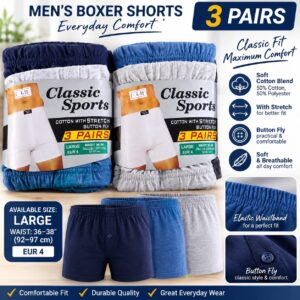 Alternative view of Men’s Classic Boxer Shorts – 3 Pack